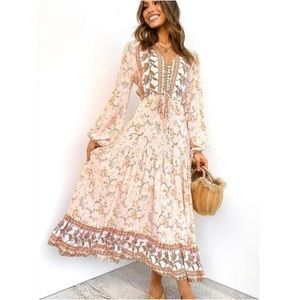 Petal and Pup Maxi Dress